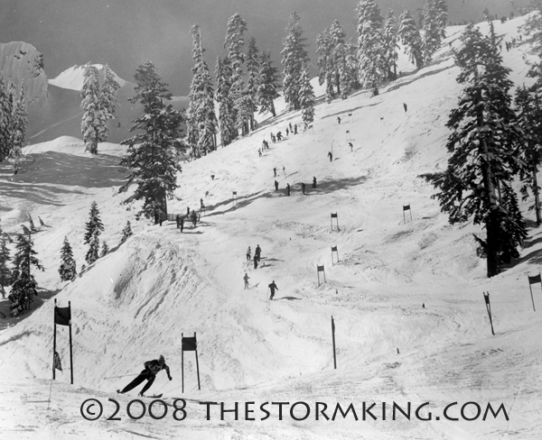 Nugget #158 C Ski racers at Squaw 1959