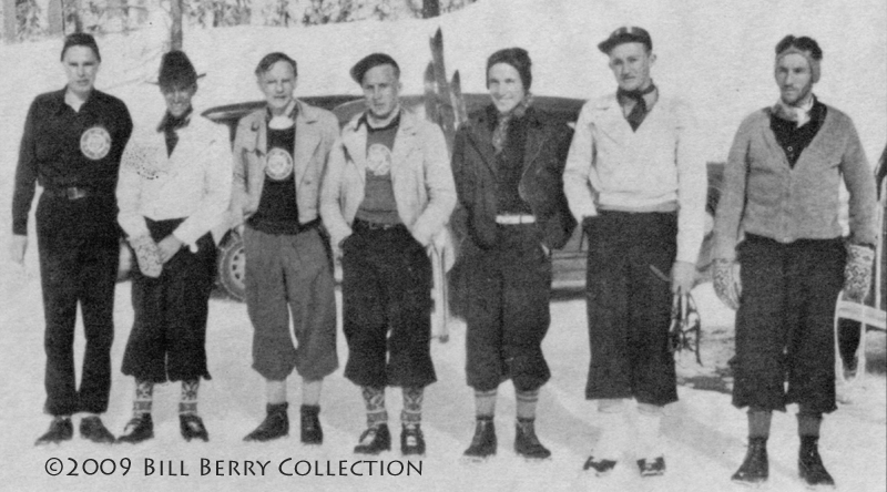 Nugget #165 1937 Nevada Ski Team