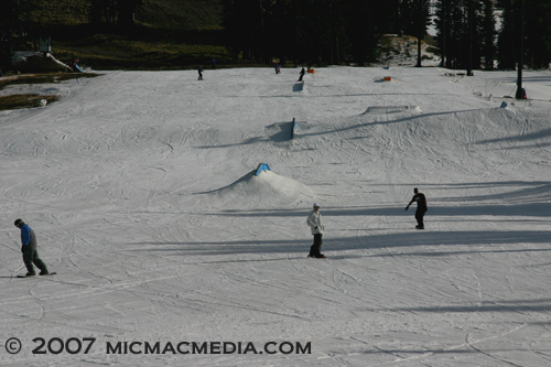 Snowmaking Boreal terrain logo features 12-07