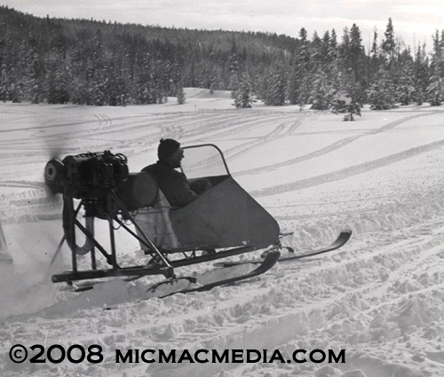 Nugget #130 C Blade powered snow vehicle