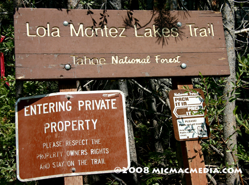 Nugget #143 A Lake Montez trailhead