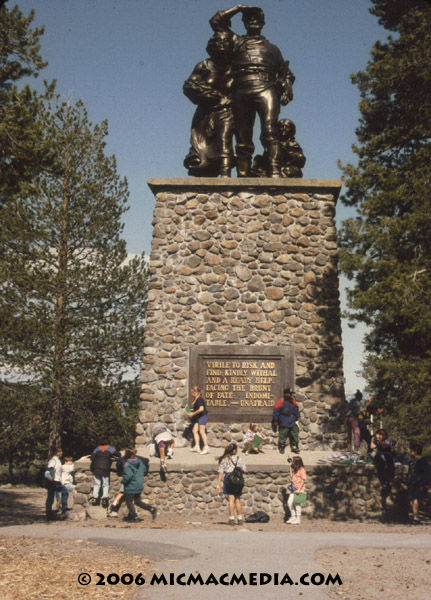 Nugget #44 B Donner monument kids for scale ID 600 Nugget #44 B Donner monument kids for scale ID 600