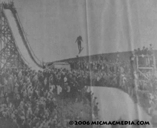 Nugget #52 C 1934 Berkeley ski jump ID